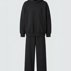 Uniqlo Charcoal Hoodie and Joggers Set